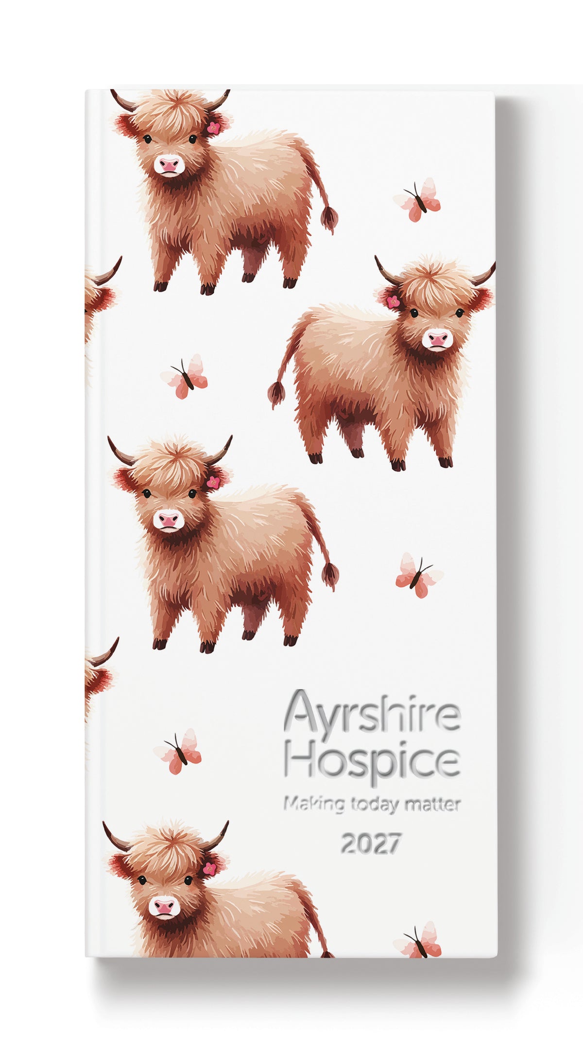 Highland Cows Diary 2027 (Slim Pocket)