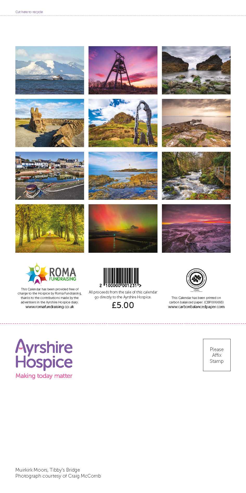 Ayrshire Hospice 2026 Calendar – “Secret Ayrshire”