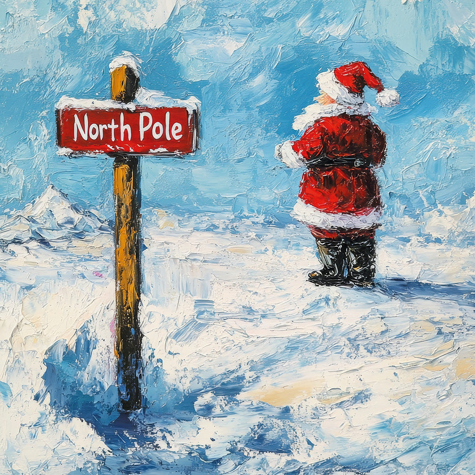 North Pole Christmas Cards (Box of 10)