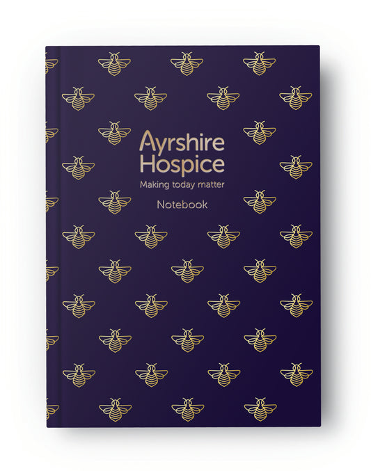 Gold Bees Notebook (A5)