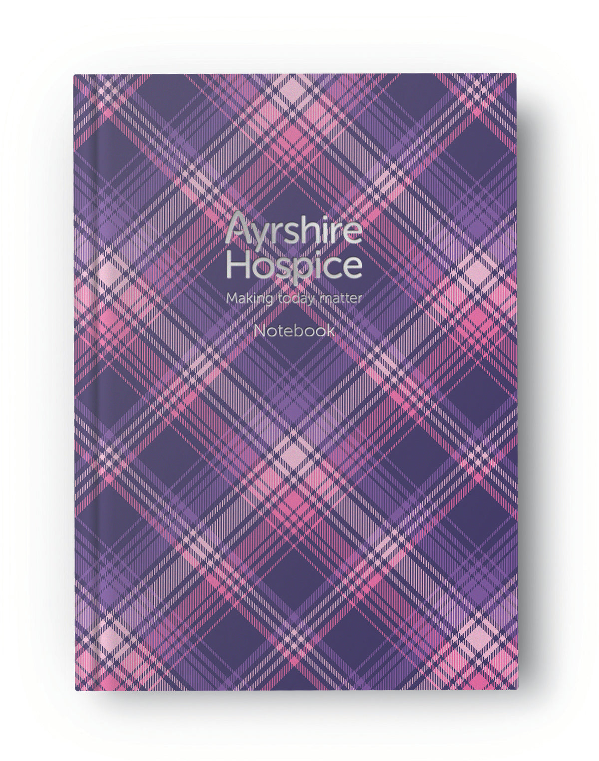 Purple Tartan Notebook (A5)