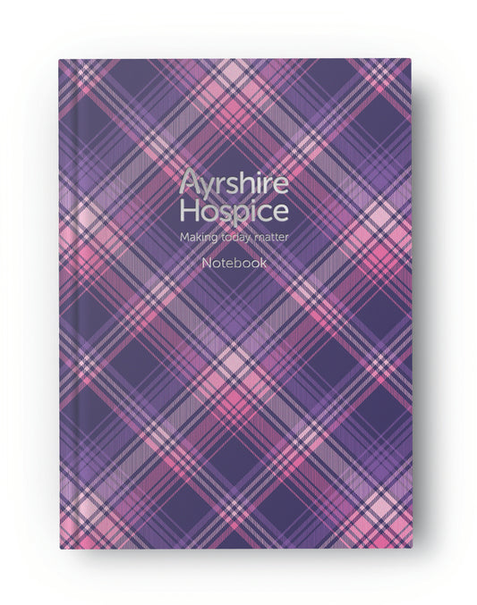 Purple Tartan Notebook (A5)