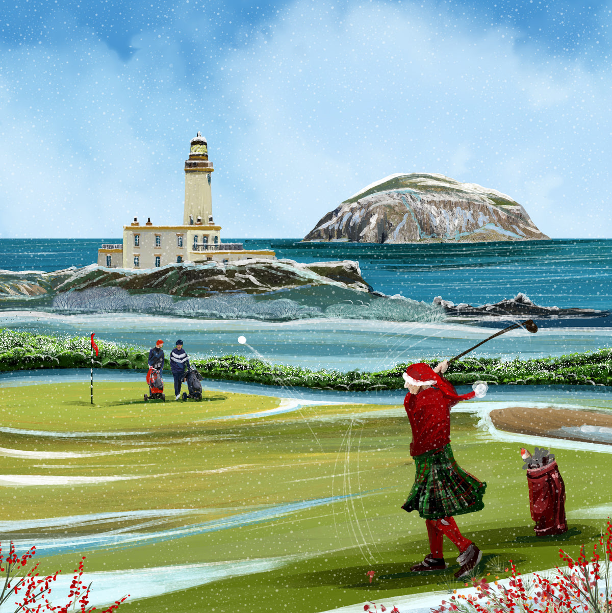 Ailsa Craig Christmas Cards (Box of 10)