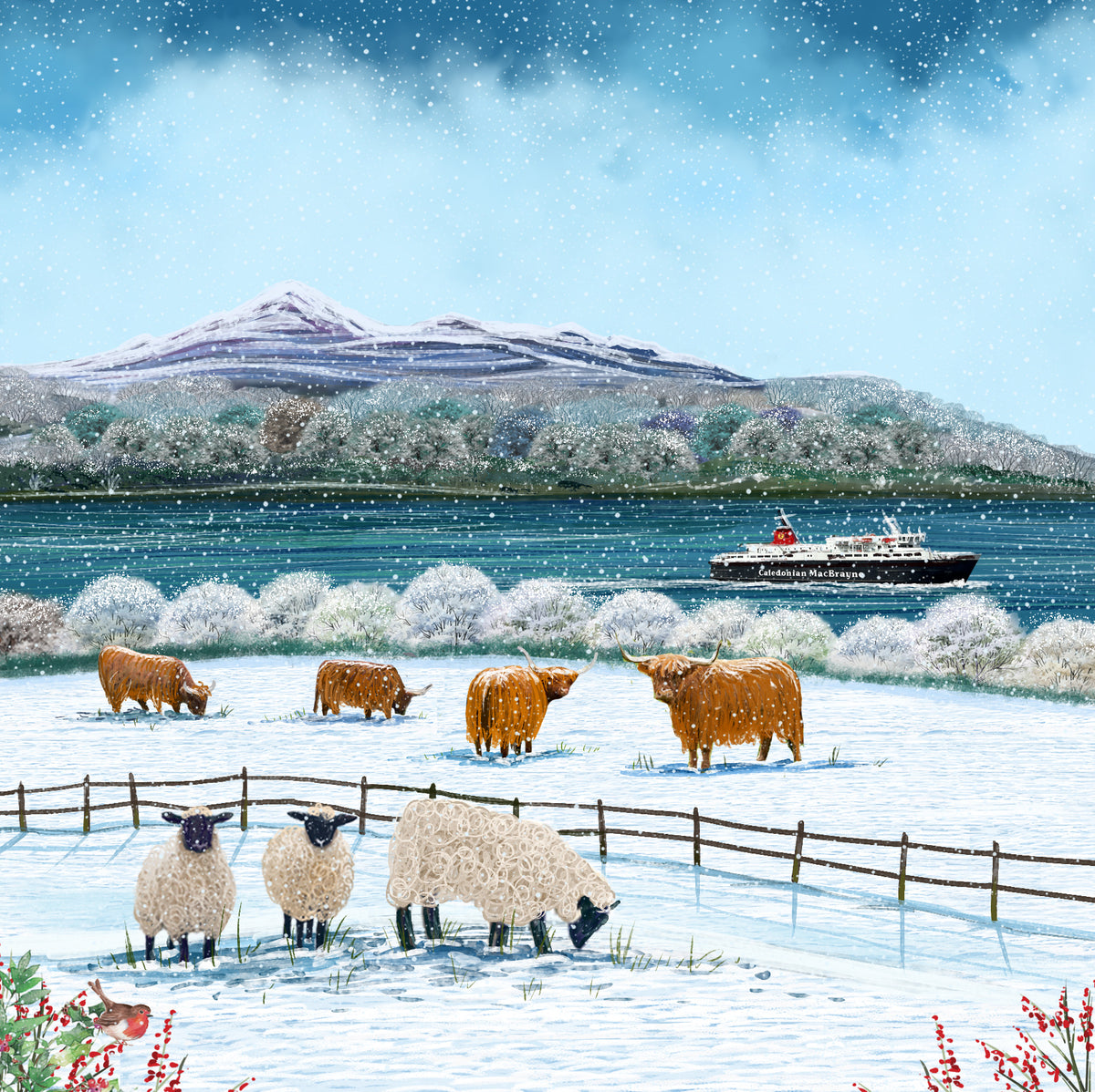 Arran Christmas Cards (Box of 10)
