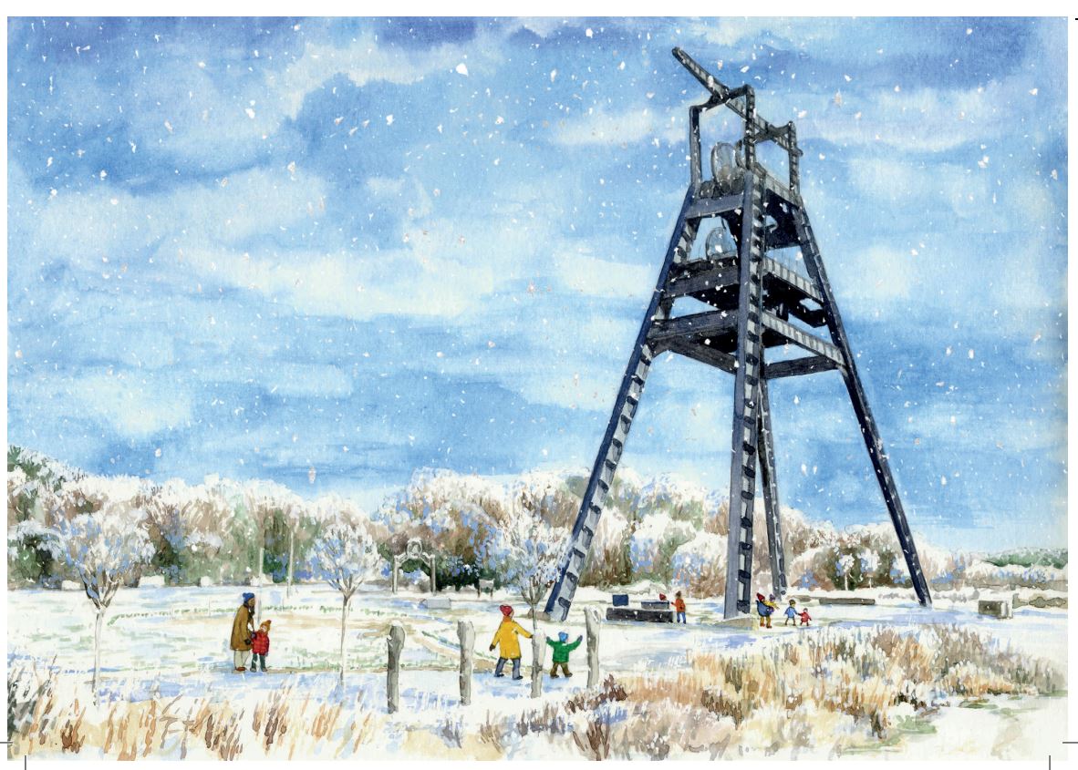 Barony A Frame in Winter Christmas Cards (Box of 10)