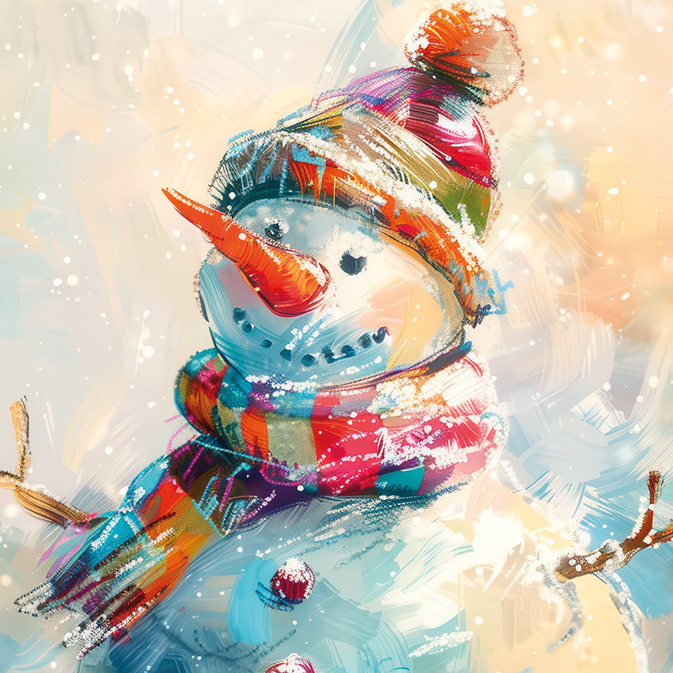 Nostalgic Snowman Christmas Cards (Box of 10)