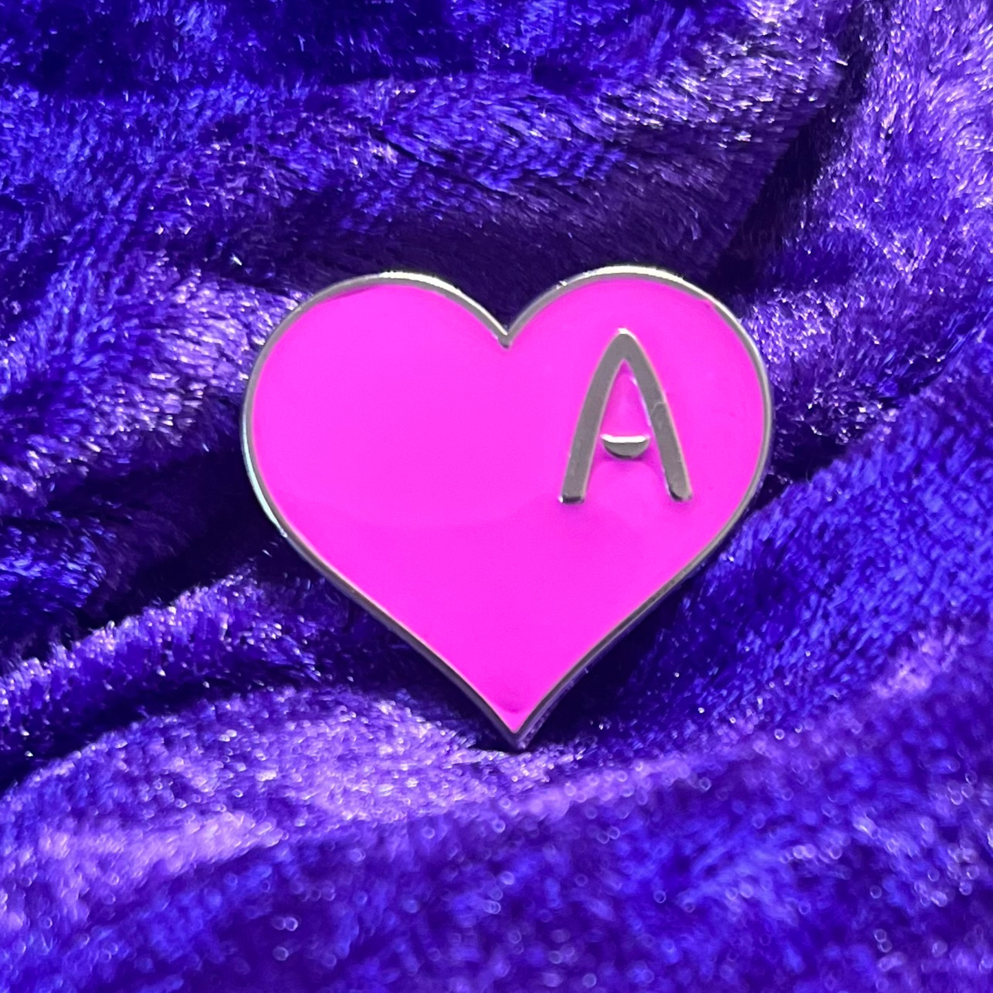 Ayrshire Hospice Pink Heart Pin Badge