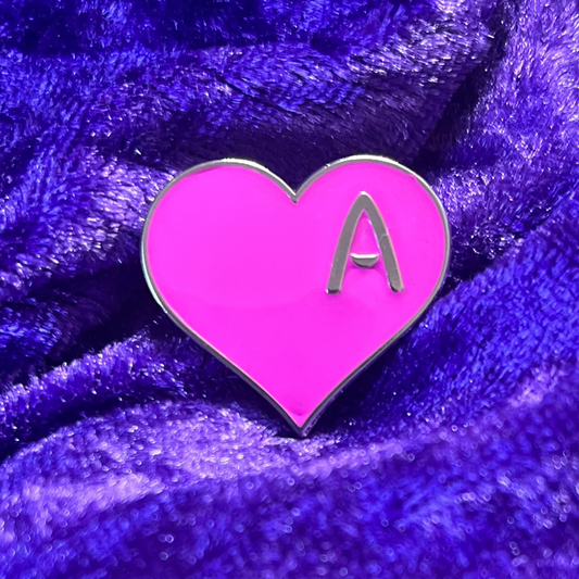 Ayrshire Hospice Pink Heart Pin Badge